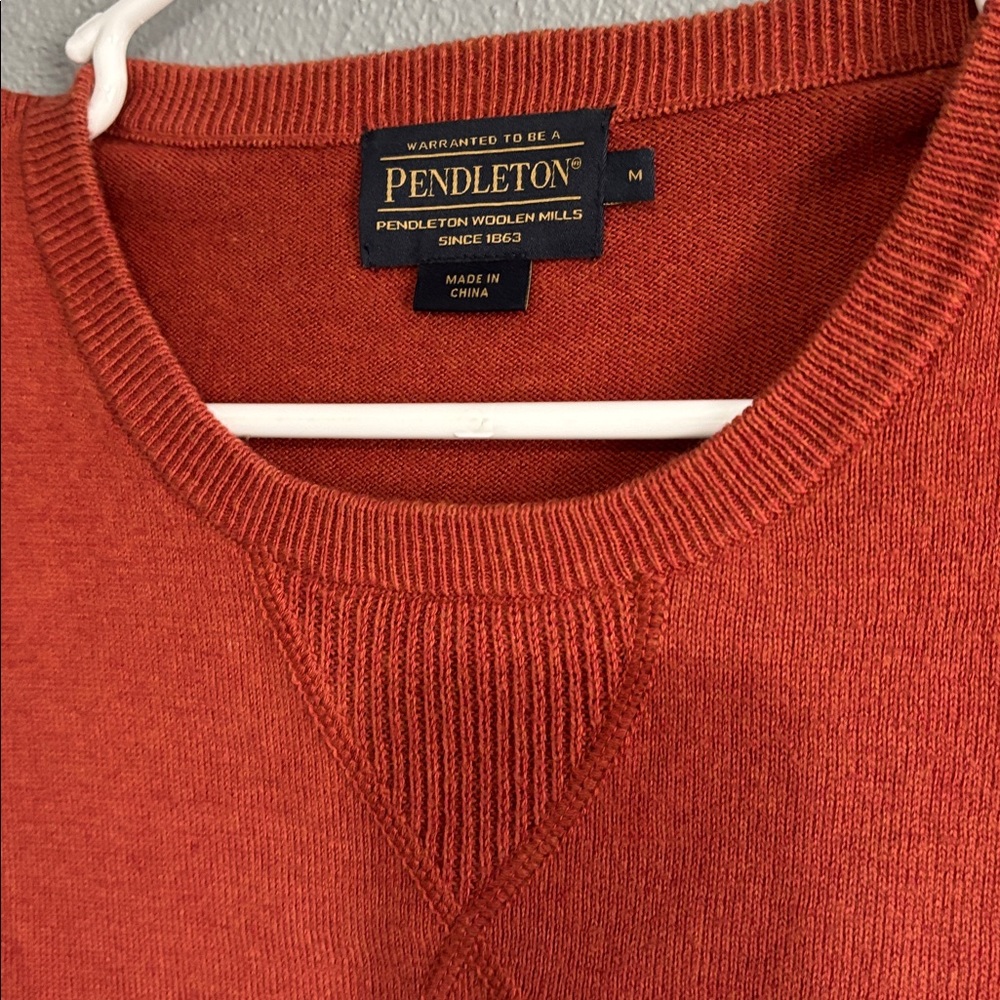 Pendleton Rust Red Sweater - image 4